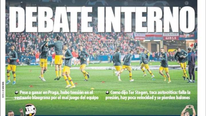 "Debate interno" en Barcelona