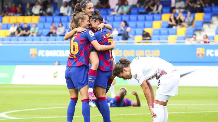 El Barcelona goleó al Madrid CFF.