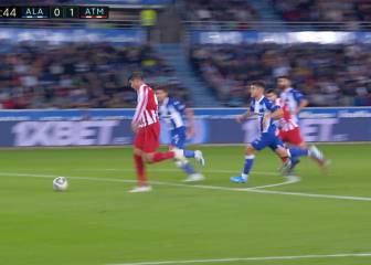 La secuencia del golazo de Morata: Reflejo de un gran 9