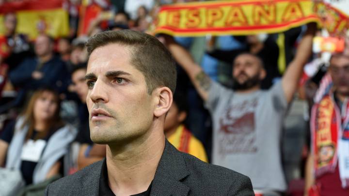 Robert Moreno, seleccionador de España.