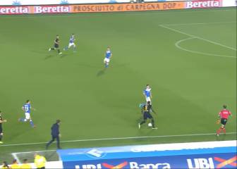 ¡Agarró la pelota ahí! El golazo de Lukaku que lo afianza