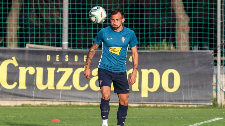 Aitor García, jugador del Sporting.