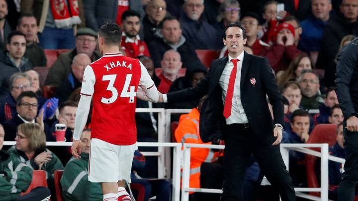 Emery protege a Xhaka y le deja fuera de la lista ante el Wolves