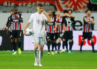 Día para el olvido del Bayern: Cae goleado en Frankfurt