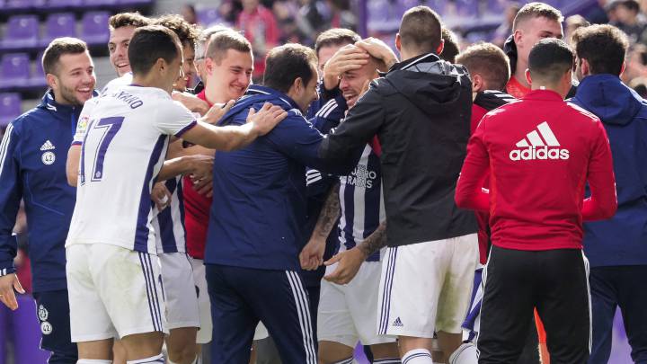 El 1x1 del Pucela contra el Mallorca: Y Sandro cogió su fusil...
