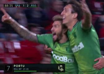 Real Sociedad alcanzó al Madrid y al Barça con estos goles