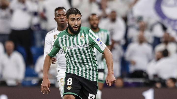 Nabil Fekir en el Real Madrid-Real Betis de LaLiga Santander.