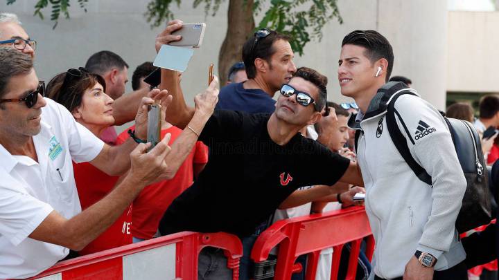 James entra en la prelista de Colombia pese a estar lesionado