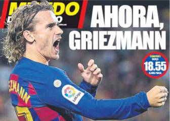 Miradas a Griezmann en las portadas de Barcelona