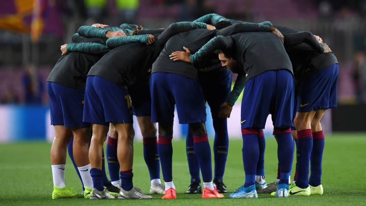 Primera vez que juegan juntos Messi, Griezmann y Dembélé