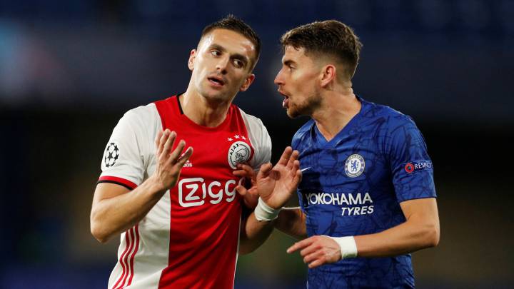 Tadic con Jorginho.