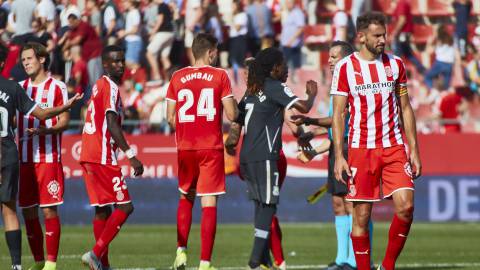 La evolución de Stuani dirá si juega el viernes ante el Tenerife