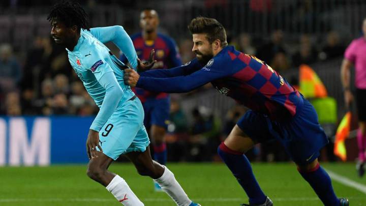 Nueve amarillas que delatan a Piqué