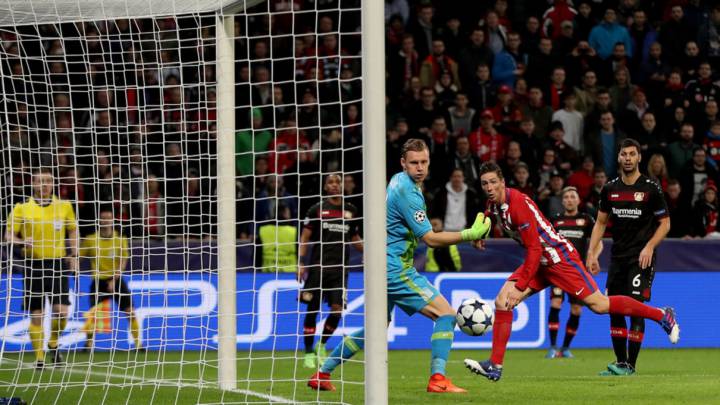 El último gol de Fernando Torres en Champions fue en Leverkusen