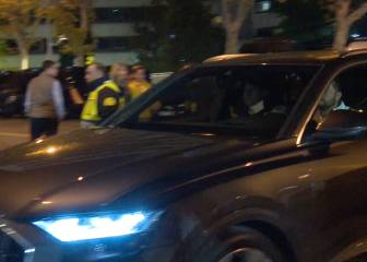 James entró al Bernabéu cuando el himno ya sonaba