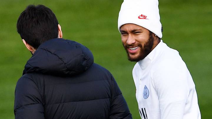 Neymar, cerca de reincorporarse a los entrenamientos con el PSG.