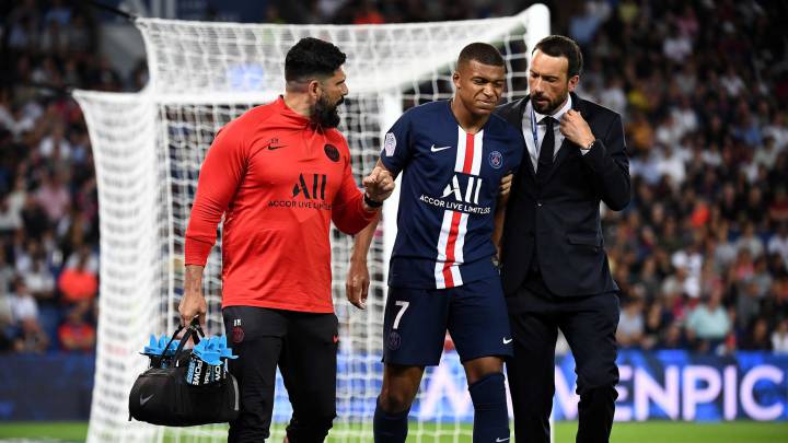 Mbappé, baja para el partido contra el Brest
