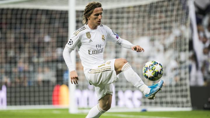 Luka Modric, en el Real Madrid-Galatasaray de Champions.