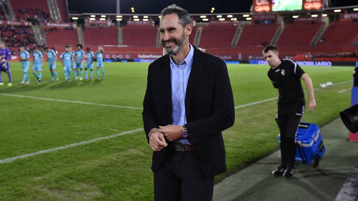 Vicente Moreno, en un partido con el Mallorca.