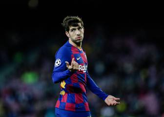 Sergi Roberto, la única ausencia del entrenamiento
