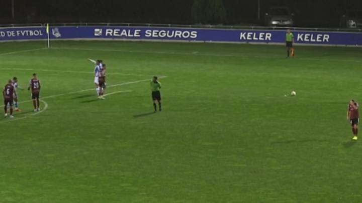 Piden un árbitro por megafonía en el Real B - Salamanca UDS