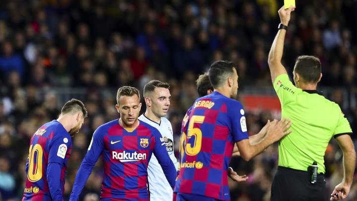 El Barcelona presenta alegaciones por la tarjeta a Messi