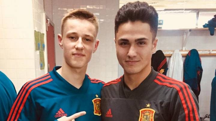 Iván Martínez y Beñat Turrientes en su primera convocatoria.