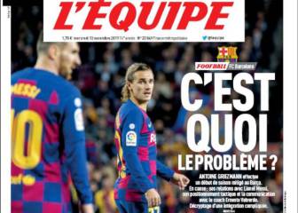 L'Equipe ask 'Griezmann, what's the problem?'