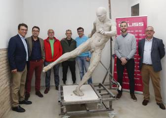 Las primeras fotos de la obra de arte de Iniesta