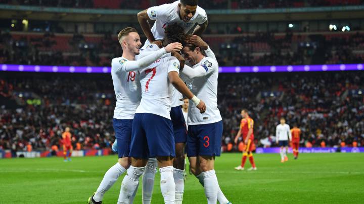 Inglaterra consigue billete a la Euro tras golear a Montenegro