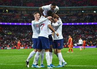 Inglaterra consigue billete a la Euro tras golear a Montenegro