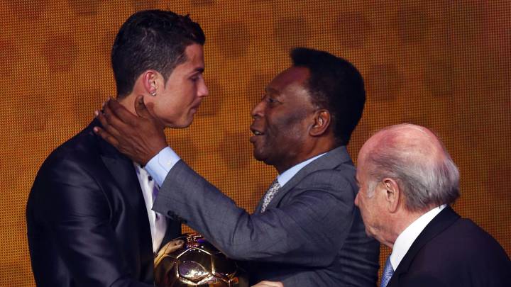 Pelé reta a Cristiano a romper su récord de goles y bendice a Rodrygo