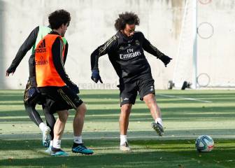 Marcelo back in full training with Real Madrid squad