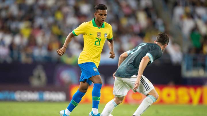 Rodrygo debuta con Brasil