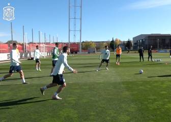 La Selección se entrenó en Las Rozas tras la goleada a Malta