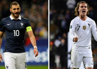 Griezmann supera a Benzema con Francia