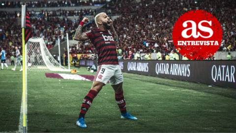 Gabigol, antes de la final con River: "Nunca me vine abajo"