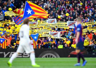Tsunami Democràtic pide a Barça y Madrid colocar la pancarta 'Spain, sit and talk' en El Clásico
