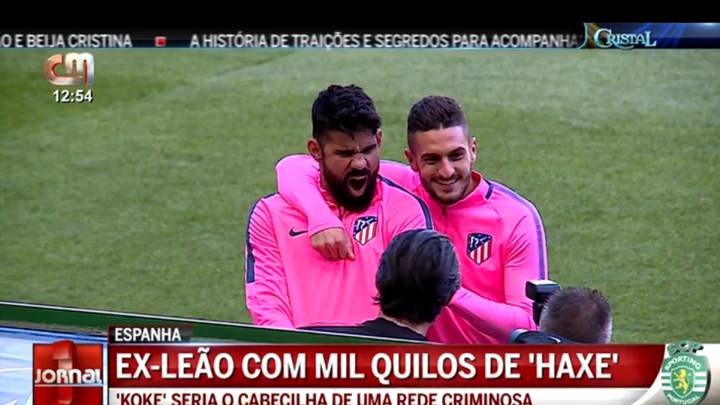 El lapsus de una TV portuguesa: confunde al atlético Koke con el detenido por tráfico de drogas