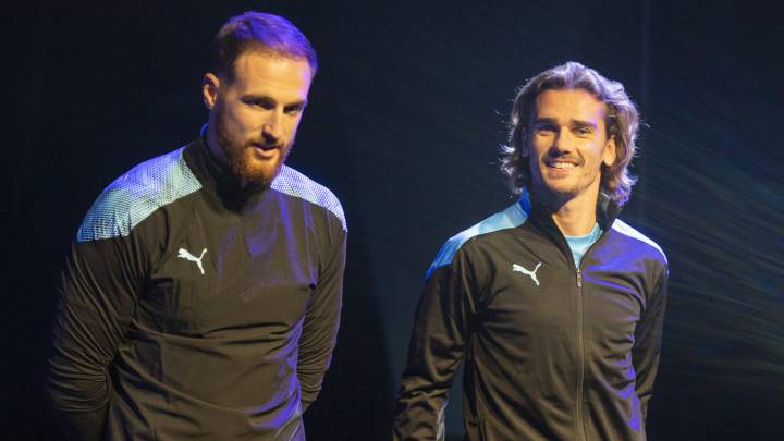 Oblak y Griezmann.