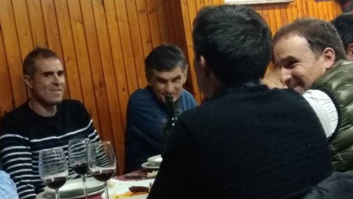 Asier y Gaizka Garitano, Arrasate y Mendilibar en el txoko de Manix Mandiola