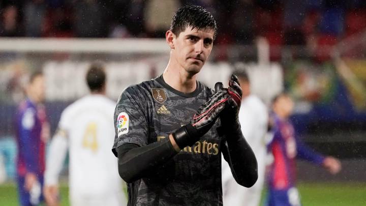 Thibaut Courtois estableció su mejor cifra como portero madridista: 535 minutos sin encajar goles.