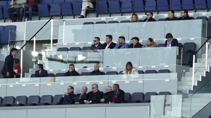 Bragarnik y Pini presencian en Málaga el empate del Elche