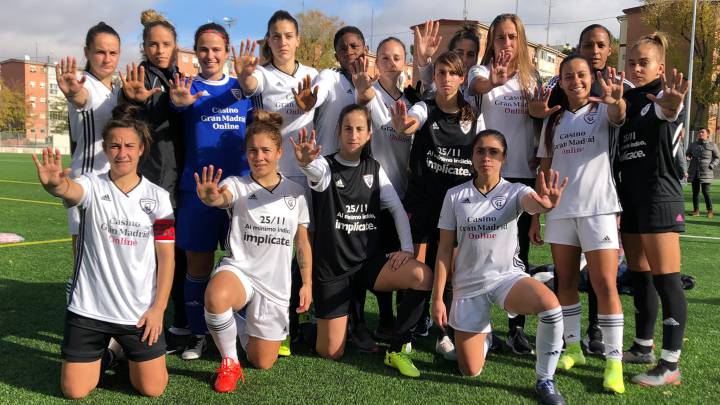 Jugadoras del Madrid CFF