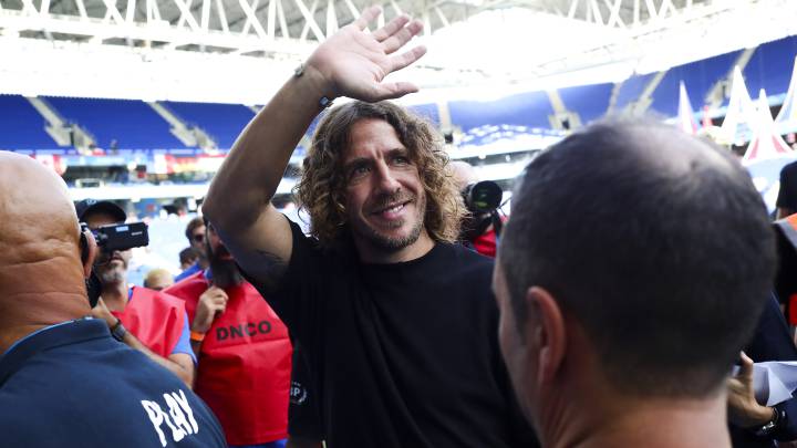 Puyol, a Luis Enrique: "Toda la suerte del mundo, te quiero"