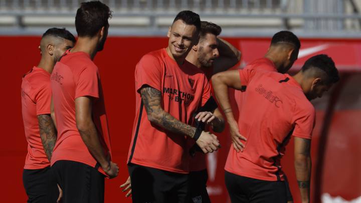 Ocampos, novedad del Sevilla para recibir al Qarabag