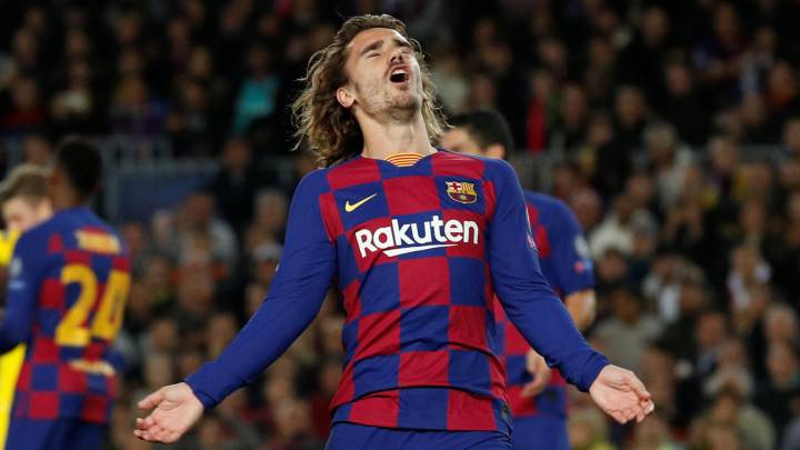 Griezmann con el Barcelona.