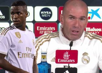 Zidane explica por qué Vinicius pasó de titular a suplente