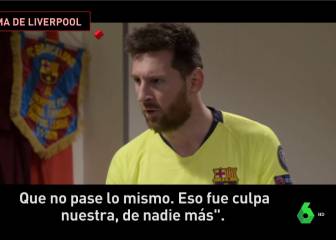 Sale a la luz el momento de Messi alzando la voz en el descanso de la debacle de Anfield