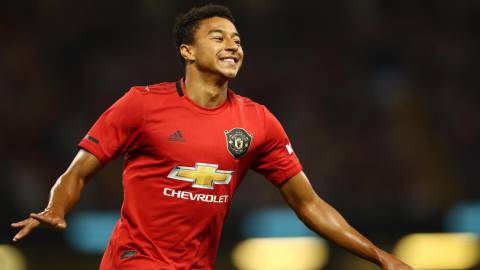 Ronaldinho, el causante de la sonrisa permanente de Lingard